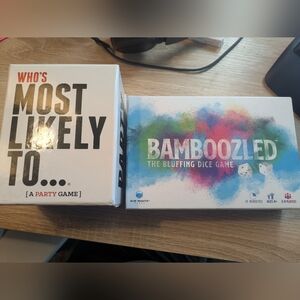 Bamboozled Bluffing Dice Game & Most Likely To